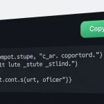 Code with a copy button.