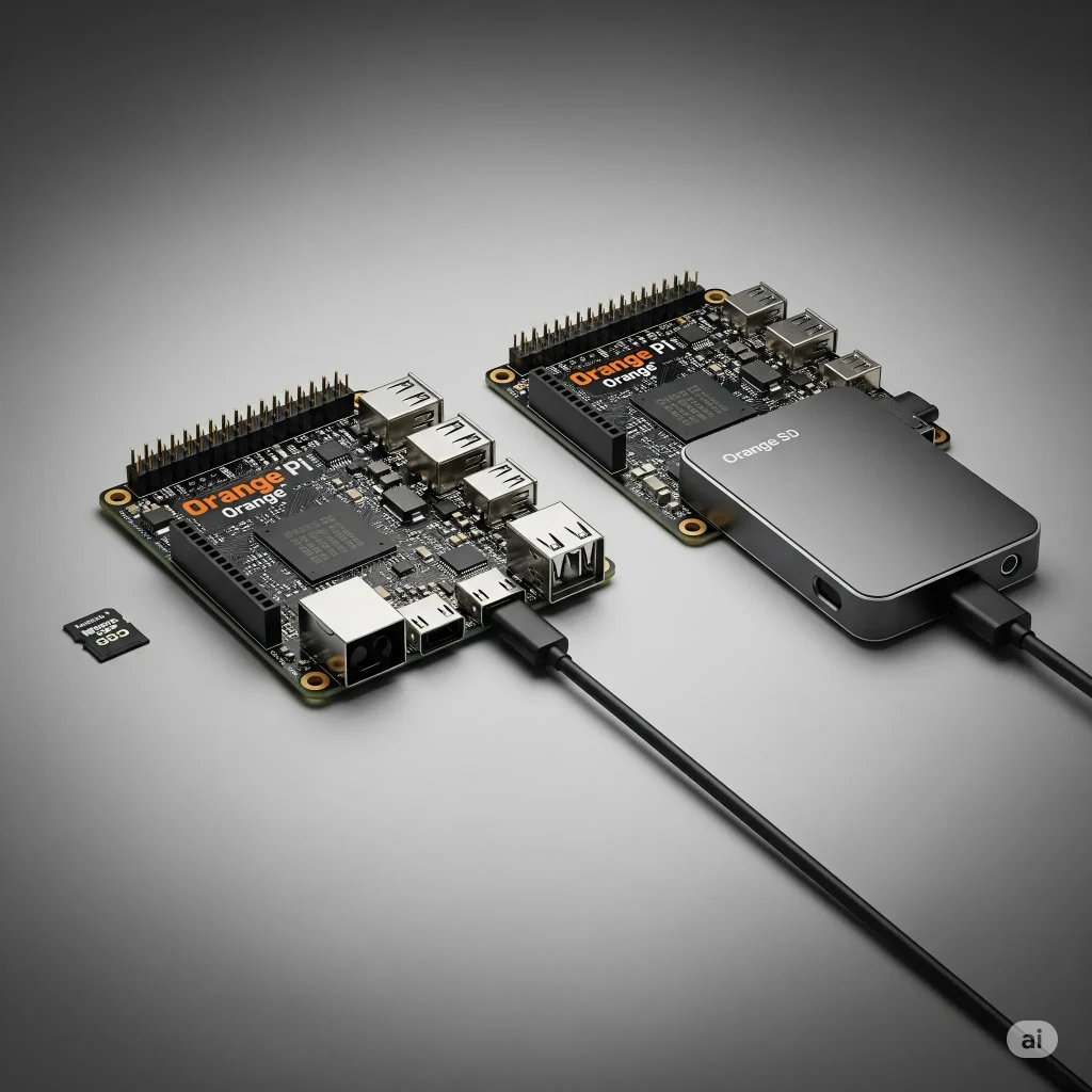 Orange Pi boards and external storage