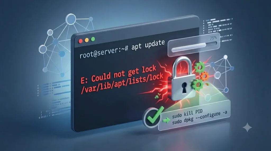 Could not get lock /var/lib/apt/lists/lock: Como Resolver o Erro no Ubuntu e Debian